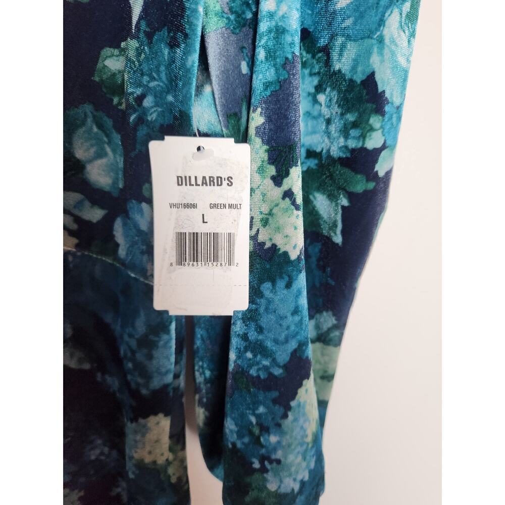 Midnight Doll Velvet babydoll dress sz L 3/4 sleeve fairycore witchy goth Y2K - Picture 7 of 10